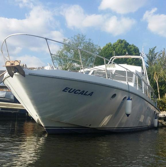 Eucala Motor Yacht Hotel East Molesey Bagian luar foto